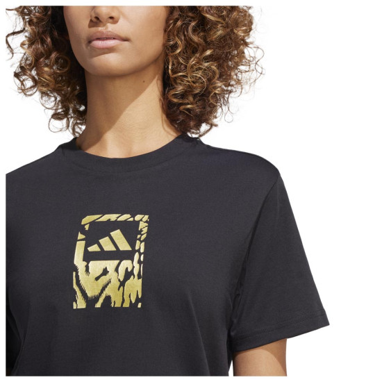 Adidas Γυναικεία κοντομάνικη μπλούζα Tech Metallic Tee Adidas Γυναικεία κοντομάνικη μπλούζα Tech Metallic Tee